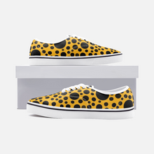 Load image into Gallery viewer, Yellow with Black dots -Low Cut Loafer Shoes