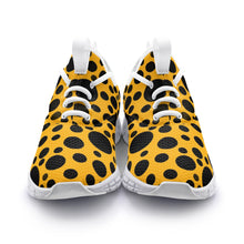 Load image into Gallery viewer, Yellow with Black dots -Unisex Lightweight Sneaker City Runner
