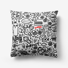 Load image into Gallery viewer, Everything is Perfect white- Throw Pillow