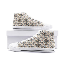 Load image into Gallery viewer, ‘Beloved Sheep’ Unisex High Top Canvas Shoes