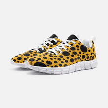 Load image into Gallery viewer, Yellow with Black dots -Athletic Sneakers
