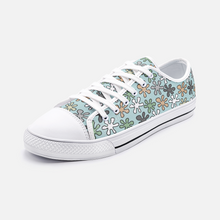 Load image into Gallery viewer, Happie in Blue - Low Top Canvas Shoes