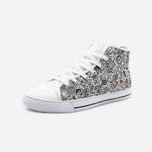 Load image into Gallery viewer, Good Time in Grey -High Top Canvas Shoes