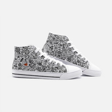 Load image into Gallery viewer, Good Time in Grey -High Top Canvas Shoes