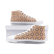 Load image into Gallery viewer, New York memories Orange -High Top Canvas Shoes