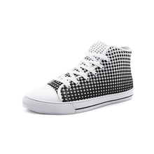 Load image into Gallery viewer, Dots -Unisex High Top Canvas Shoes