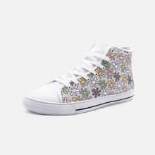 Load image into Gallery viewer, Happie in Lilac -High Top Canvas Shoes