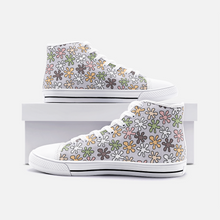 Load image into Gallery viewer, Happie in Lilac -High Top Canvas Shoes