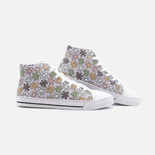 Load image into Gallery viewer, Happie in Lilac -High Top Canvas Shoes