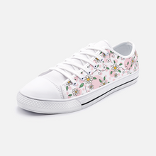 Load image into Gallery viewer, Spring Daisy Pink -Low Top Canvas Shoes