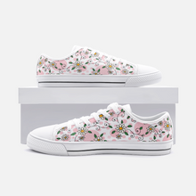 Load image into Gallery viewer, Spring Daisy Pink -Low Top Canvas Shoes