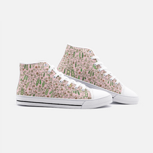 Load image into Gallery viewer, Beans in Pink -High Top Canvas Shoes