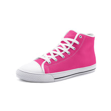 Load image into Gallery viewer, Just Pink -High Top Canvas Shoes