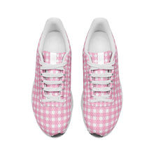 Load image into Gallery viewer, Pink checkers -Unisex Mesh Tech Performance Running Shoes