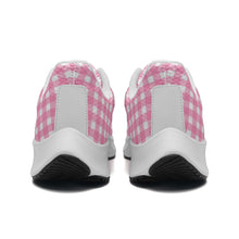 Load image into Gallery viewer, Pink checkers -Unisex Mesh Tech Performance Running Shoes