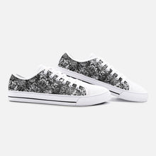 Load image into Gallery viewer, Black Diamond -Unisex Low Top Canvas Shoes
