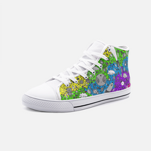 Load image into Gallery viewer, Dream in Rainbow -High Top Canvas Shoes