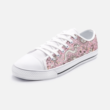 Load image into Gallery viewer, Unknown World in Pink - Low Top Canvas Shoes