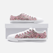 Load image into Gallery viewer, Unknown World in Pink - Low Top Canvas Shoes