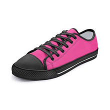 Load image into Gallery viewer, Just Pink -Unisex Low Top Canvas Shoes
