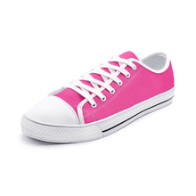 Load image into Gallery viewer, Just Pink -Unisex Low Top Canvas Shoes