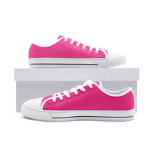 Load image into Gallery viewer, Just Pink -Unisex Low Top Canvas Shoes