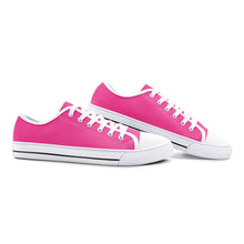 Load image into Gallery viewer, Just Pink -Unisex Low Top Canvas Shoes