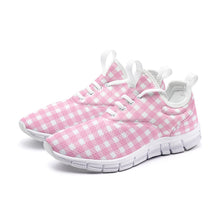 Load image into Gallery viewer, Pink checker -Unisex Lightweight Sneaker City Runner