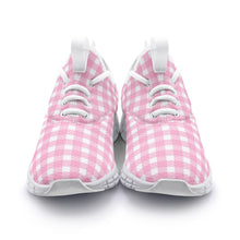 Load image into Gallery viewer, Pink checker -Unisex Lightweight Sneaker City Runner