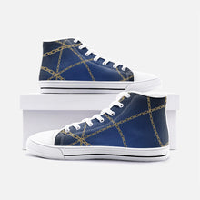 Load image into Gallery viewer, ‘Chains’ High Top Canvas Shoes