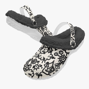 Beloved Sheep- Lined All Over Printed Clogs