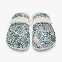 Load image into Gallery viewer, Dream in turquoise- Lined Clogs
