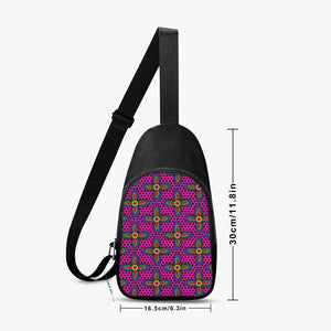 Vibrant Blossom-Chest Bag