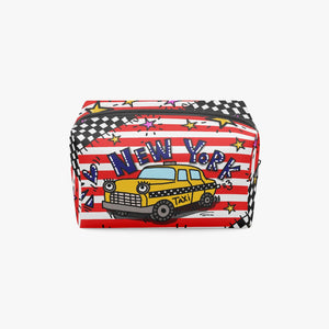 B4- 585.Large Capacity Travel Makeup Bag New York