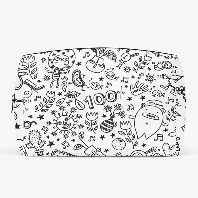 100%-Large Capacity Travel Makeup Bag