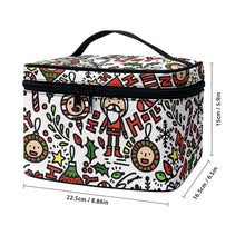 Load image into Gallery viewer, ‘Merry’ Portable cosmetic bag
