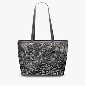 586. Large -Leather Tote Bag Cozy