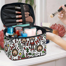 Load image into Gallery viewer, ‘Merry’ Portable cosmetic bag
