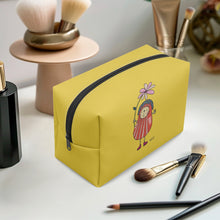 Load image into Gallery viewer, 585. ‘Daruma Cat’ Boxy Makeup Bag
