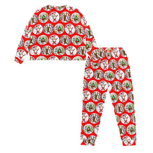 画像をギャラリービューアに読み込む, 'Santa' Women's drawstring pajamas set
