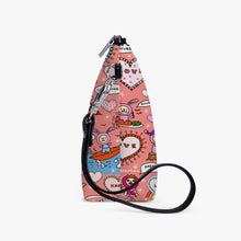 Load image into Gallery viewer, Do what you love- Zipper Sling  Bag
