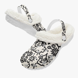 Beloved Sheep- Lined All Over Printed Clogs