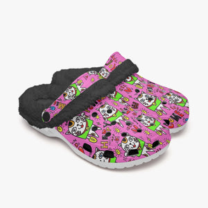 475. Lined All Over Printed Clogs Manekineko