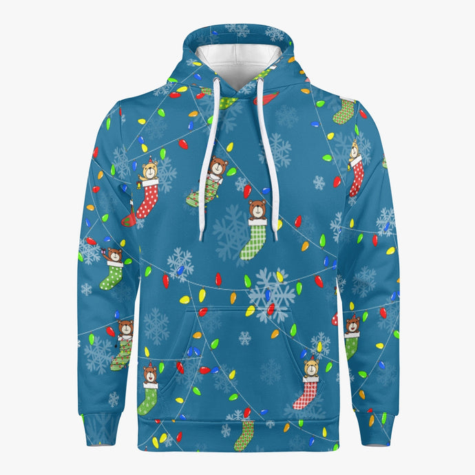 Holiday Bear in Snow - Unisex Trending Hoodie