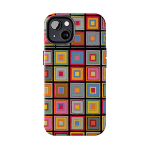 Colorful Square-Tough Phone Cases