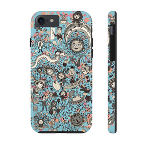 Unknown World in blue- Phone Cases