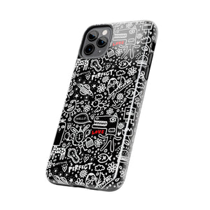 Everything is Perfect on Black-Tough Phone Cases