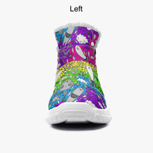 Load image into Gallery viewer, Dream in Rainbow- Fur Zipper Up Boots
