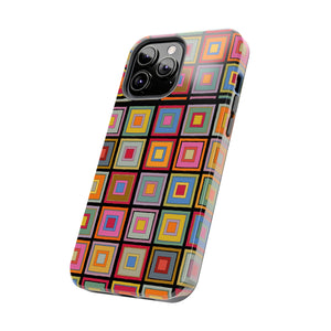 Colorful Square-Tough Phone Cases