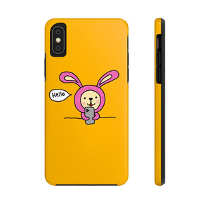 Hello Bunny-Tough Phone Cases